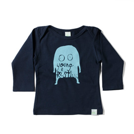 Minti Baby Envelope Tee Young & Restless Midnight